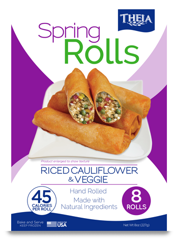 Theia Riced Cauliflower and Vegetables Spring Rolls